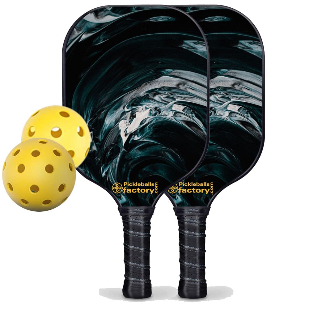 Pickleball Paddle Set - Silk Satin Pickleballtournament Paddle, Glassfiber Graphite