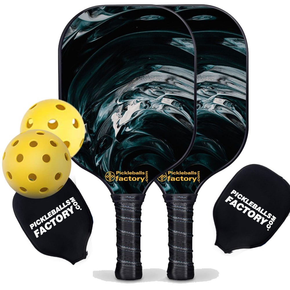 Pickleball Paddle Set - Silk Satin Pickleballtournament Paddle, Carbonfiber Graphite