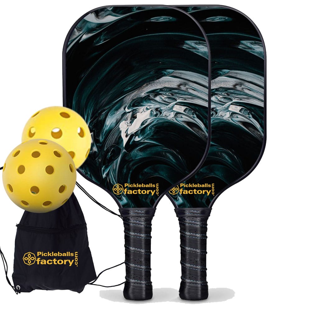 Pickleball Paddle Set - Silk Satin Pickleballtournament Paddle, Carbonfiber Graphite