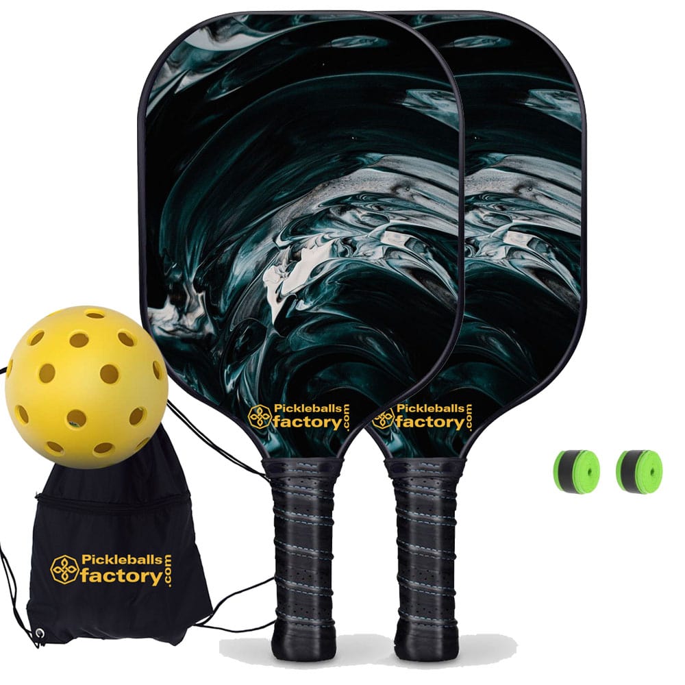 Pickleball Paddle Set - Silk Satin Pickleballtournament Paddle, Carbonfiber Graphite