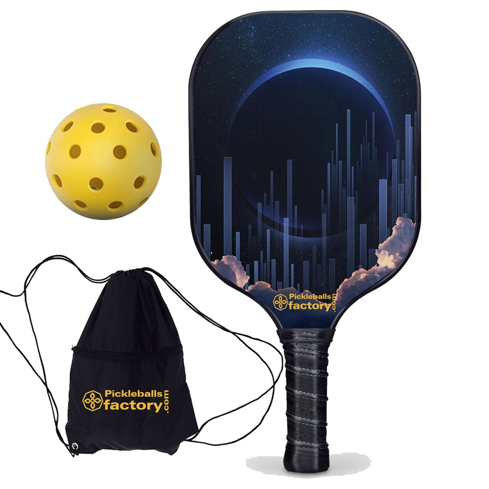 Pickleball Paddles - Lunar Eclipse Graphite Pickleball Paddles Equipment, Pro Pickleball Players Best Pickleball Balls 2022, Glassfiber Graphite