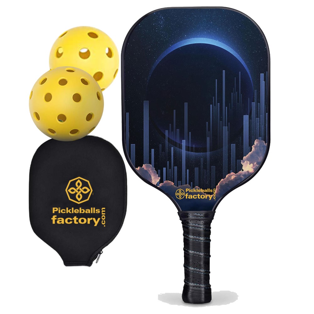 Pickleball Paddles - Lunar Eclipse Graphite Pickleball Paddles Equipment, Pro Pickleball Players Best Pickleball Balls 2022, Glassfiber Graphite