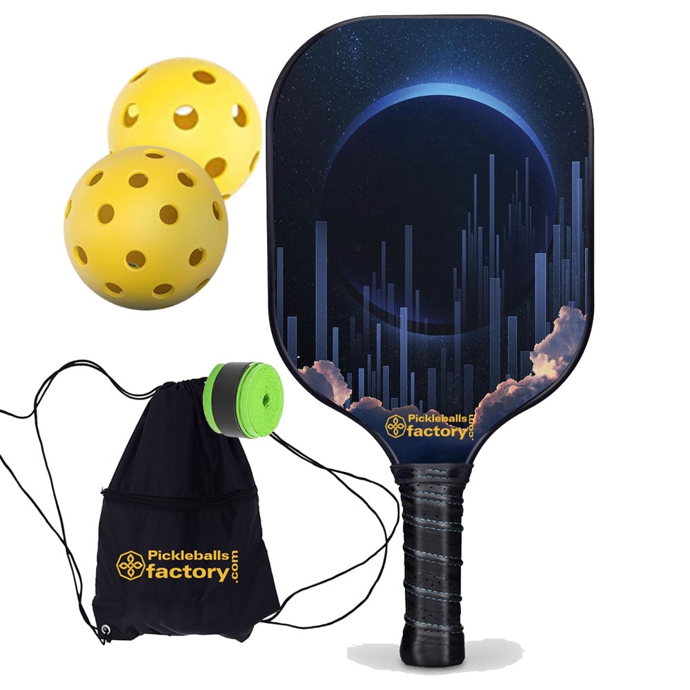 Pickleball Paddles - Lunar Eclipse Graphite Pickleball Paddles Equipment, Pro Pickleball Players Best Pickleball Balls 2022, Glassfiber Graphite