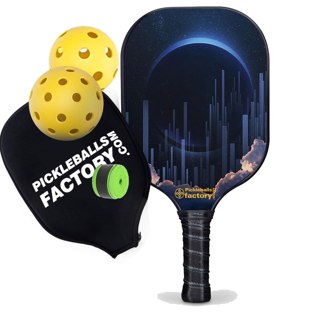 Pickleball Paddles - Lunar Eclipse Graphite Pickleball Paddles Equipment, Pro Pickleball Players Best Pickleball Balls 2022, Carbonfiber Graphite