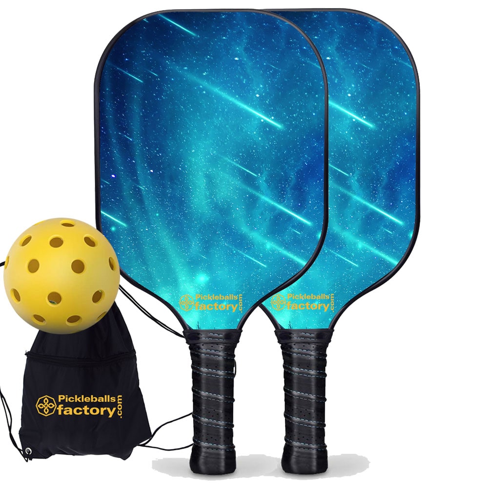 Pickleball Set - Meteor Shower Pro Pickleball Paddle, Pickleball Starter Kit, Carbonfiber Graphite