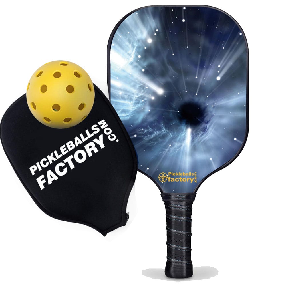 Custom Pickleball Paddle - Black Hole Pickle Paddle, Senior Pickleball Outdoor Pickleballs for Sale, Glassfiber Graphite
