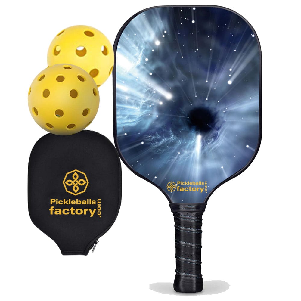 Custom Pickleball Paddle - Black Hole Pickle Paddle, Senior Pickleball Outdoor Pickleballs for Sale, Glassfiber Graphite