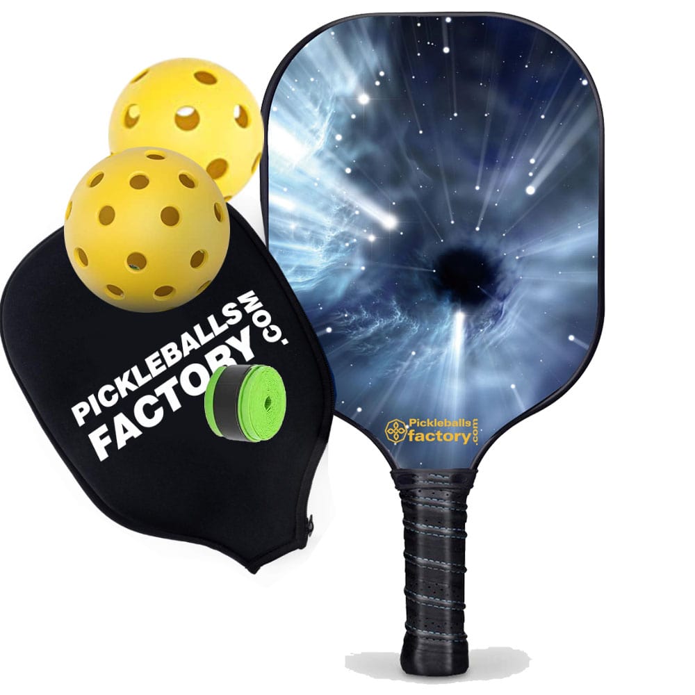Custom Pickleball Paddle - Black Hole Pickle Paddle, Senior Pickleball Outdoor Pickleballs for Sale, Glassfiber Graphite
