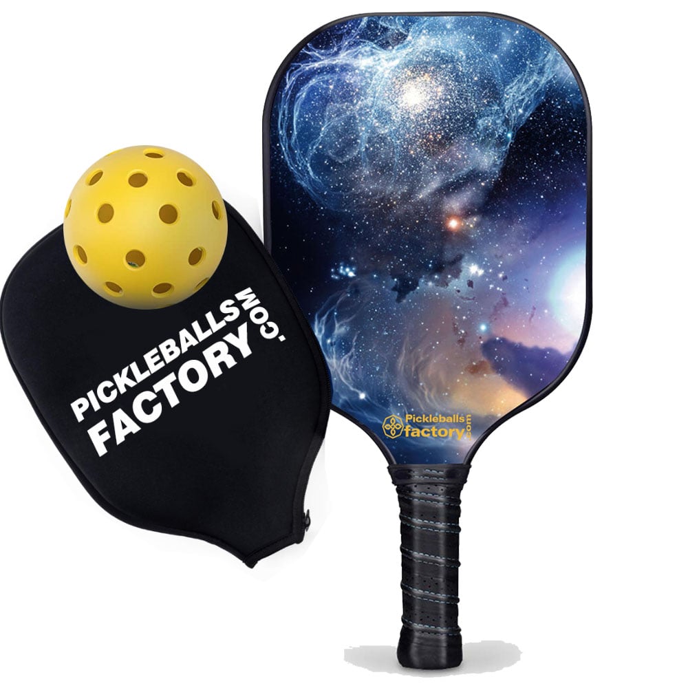Best Pickleball Paddle - The Milky Way Most Expensive Pickleball Paddle, Best Indoor Pickleball Balls, Glassfiber Graphite