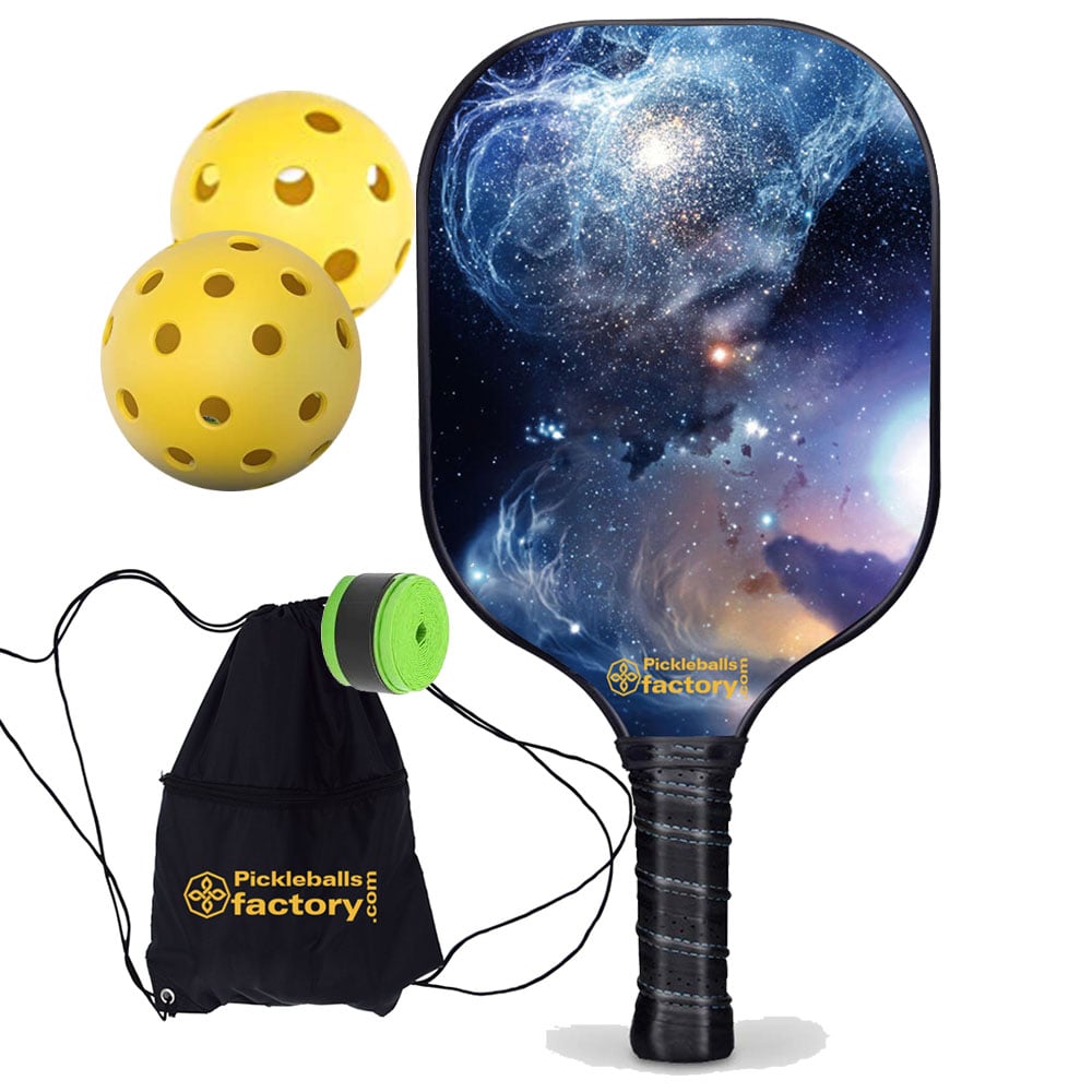 Best Pickleball Paddle - The Milky Way Most Expensive Pickleball Paddle, Best Indoor Pickleball Balls, Glassfiber Graphite
