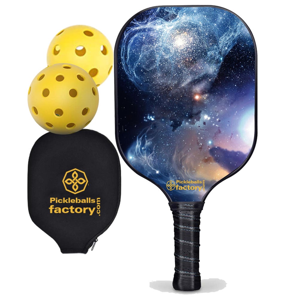 Best Pickleball Paddle - The Milky Way Most Expensive Pickleball Paddle, Best Indoor Pickleball Balls, Carbonfiber Graphite