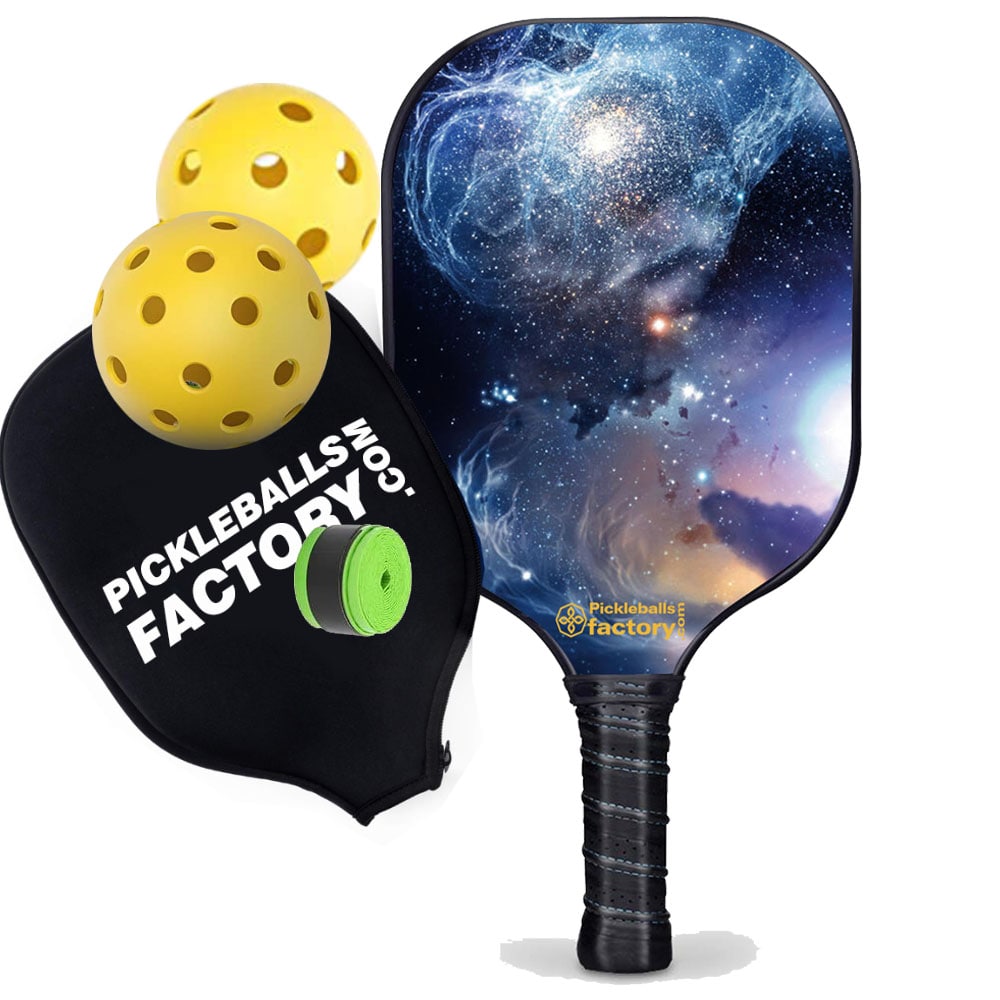 Best Pickleball Paddle - The Milky Way Most Expensive Pickleball Paddle, Best Indoor Pickleball Balls, Carbonfiber Graphite