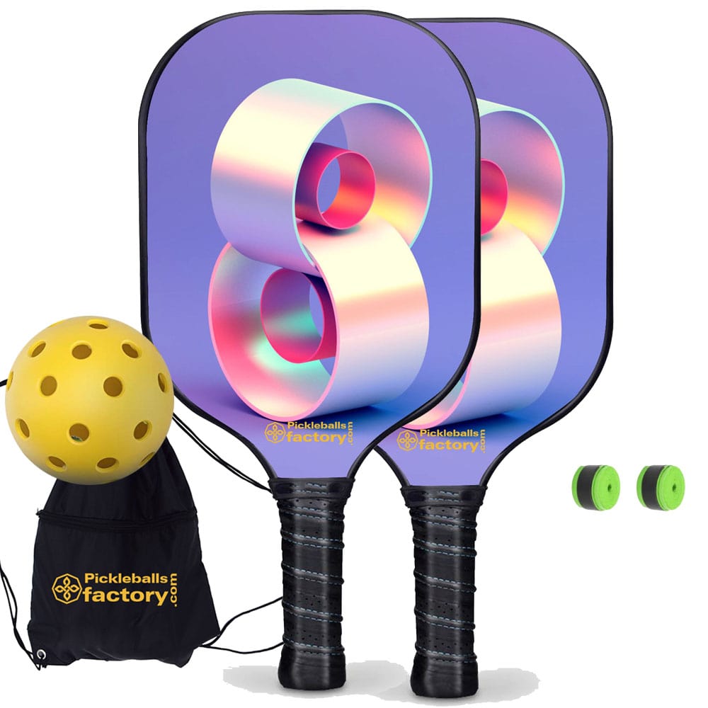 Pickleball Set - Eight Pickleball Equipment, Pickleball Set Up, Glassfiber Graphite