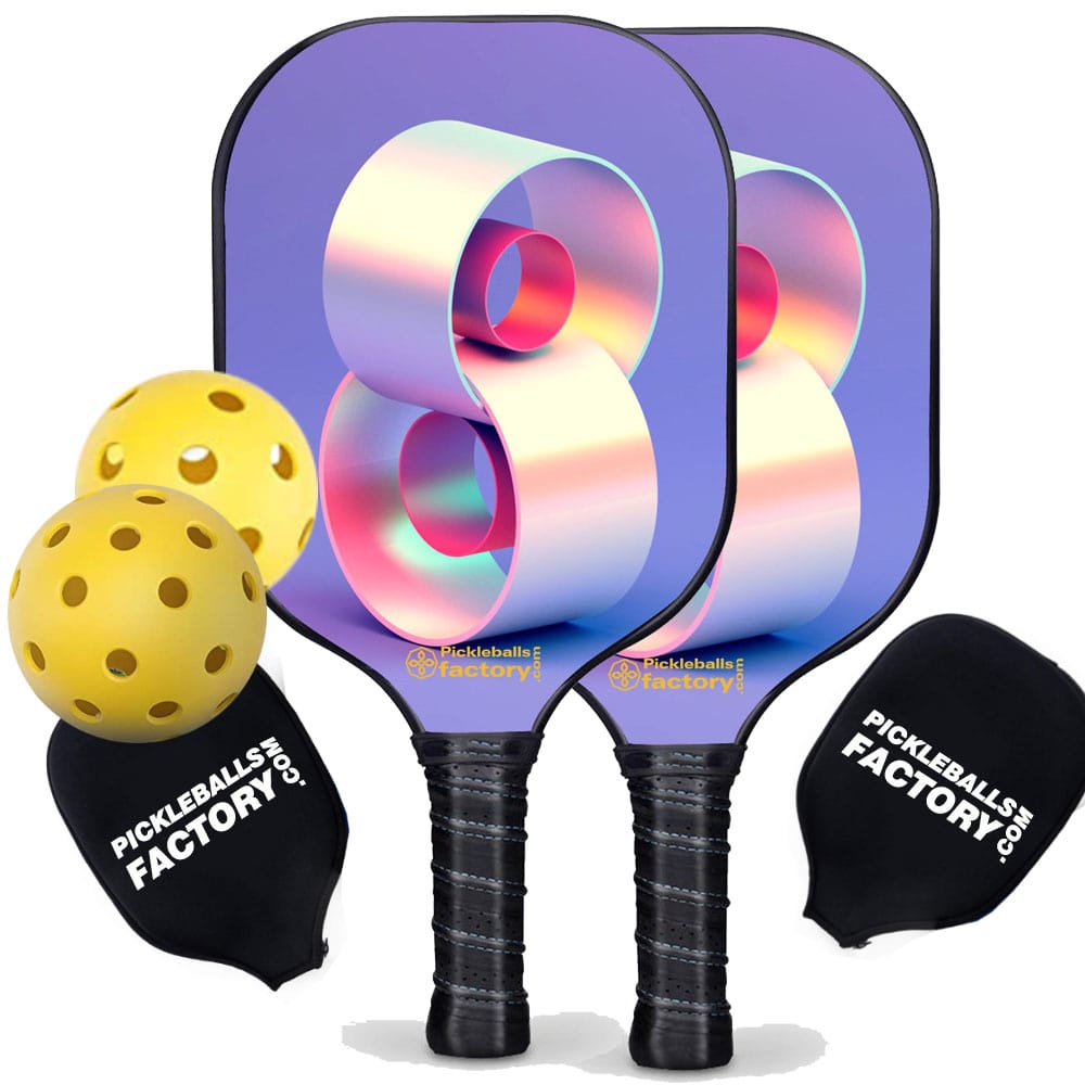 Pickleball Set - Eight Pickleball Equipment, Pickleball Set Up, Carbonfiber Graphite