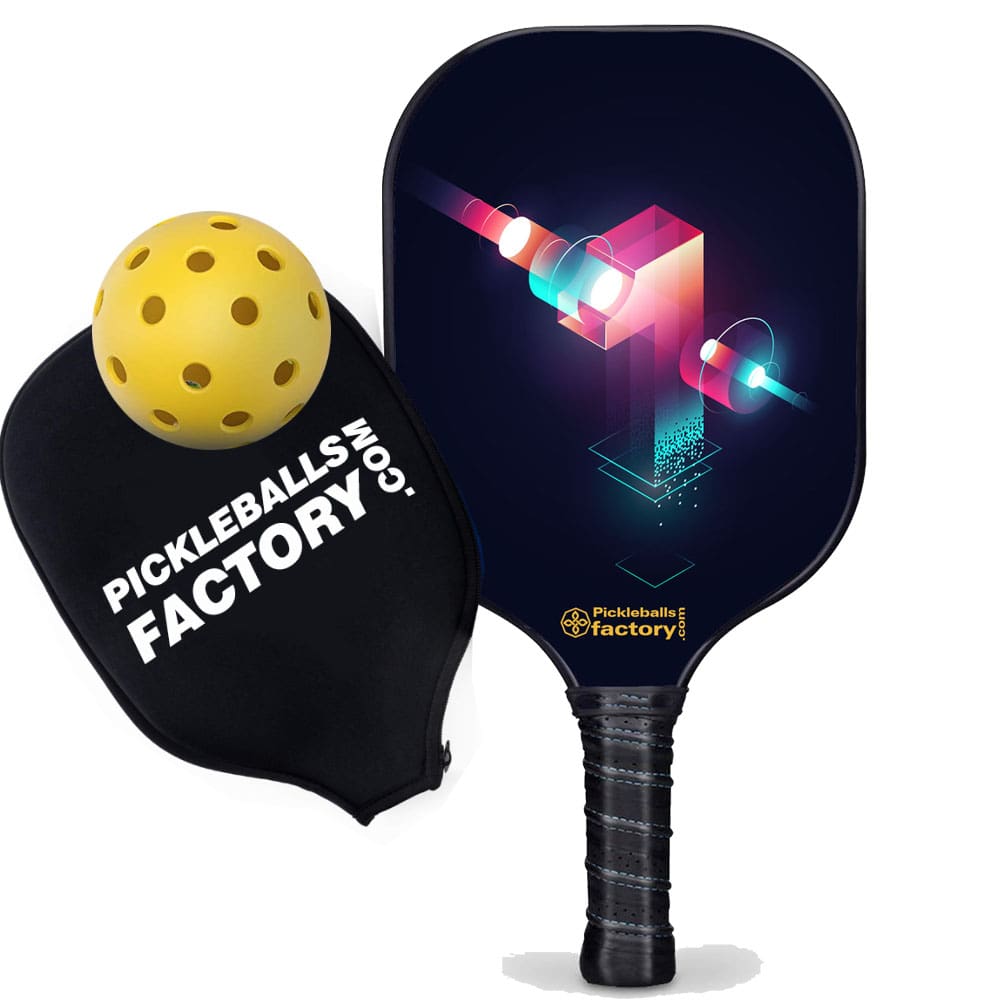 One Composite Pickleball Paddles, Indoor Pickleball Balls, Carbonfiber Graphite