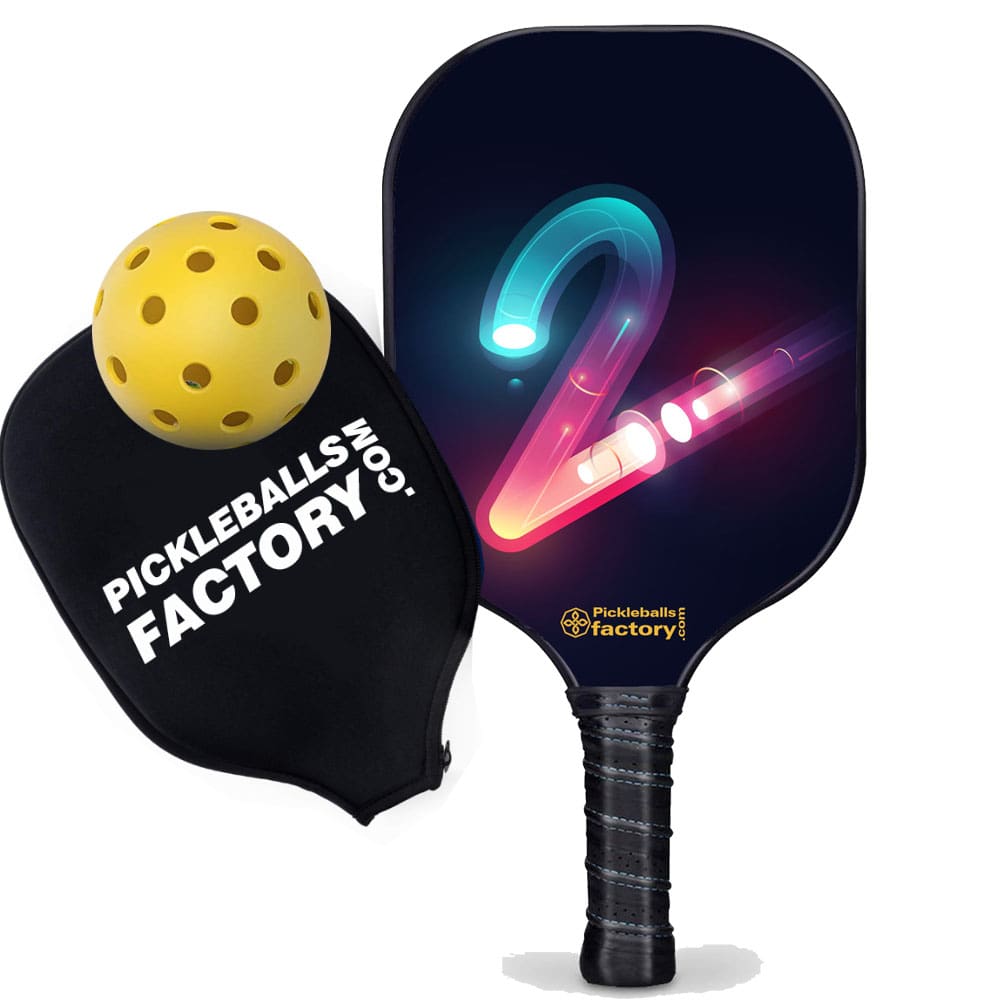 Pro Pickleball Paddle - Tow Pickleballs for Sale, Best Pickleball Paddle for Spin Pickleball Professional Players, Carbonfiber Graphite