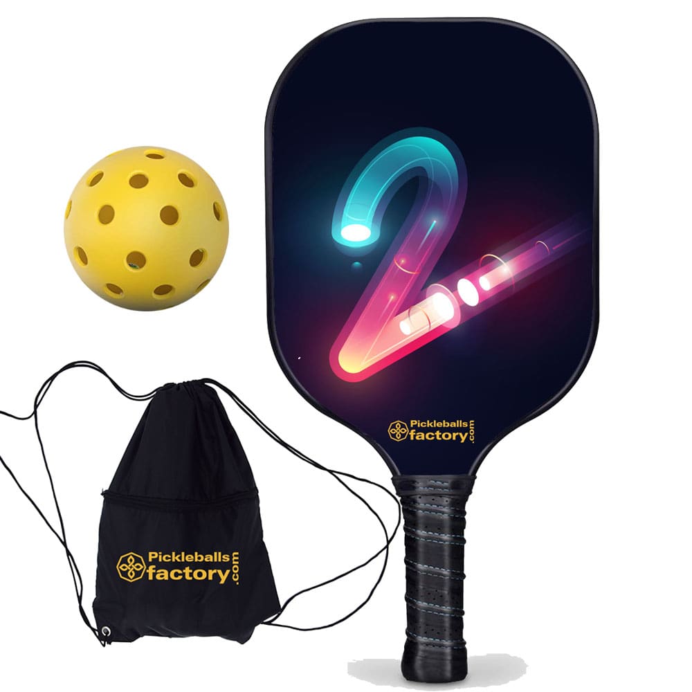 Pro Pickleball Paddle - Tow Pickleballs for Sale, Best Pickleball Paddle for Spin Pickleball Professional Players, Carbonfiber Graphite