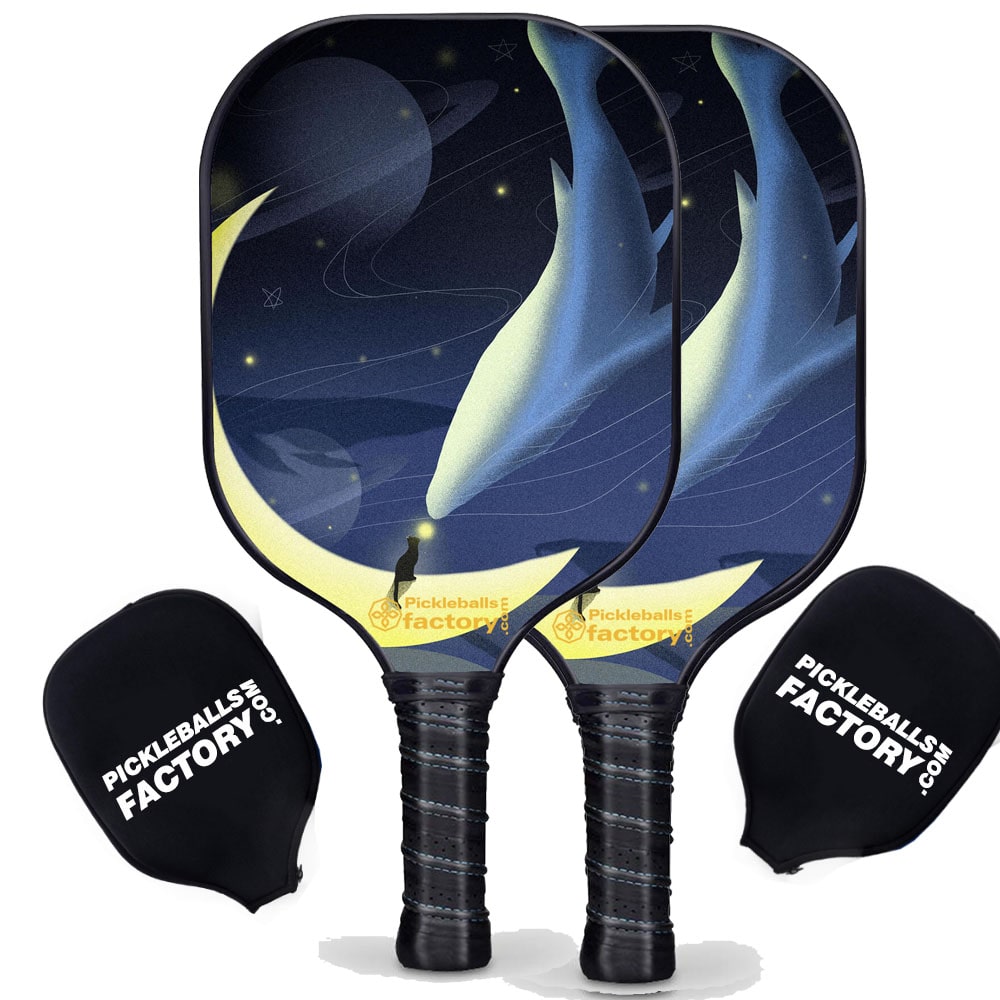 PB00015-5-C Pickleball Set - Whale Fall Best Pickleball Paddle, Portable Pickleball Net Amazon, Carbonfiber Graphite