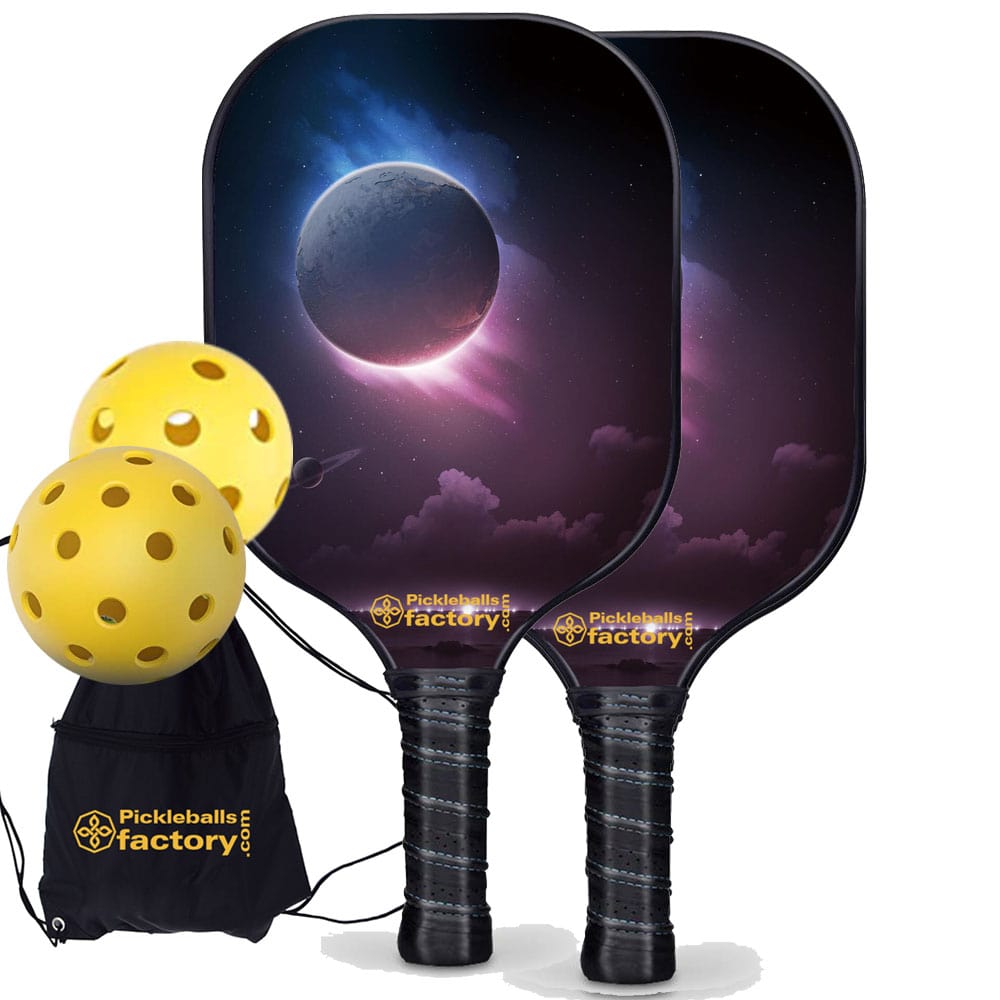 Pickleball Set - The Moon Pickleball Rackets Near Me, Best Type of Pickleball Paddle, Glassfiber Graphite
