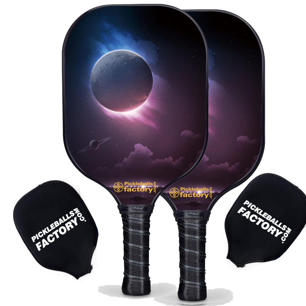 Pickleball Set - The Moon Pickleball Rackets Near Me, Best Type of Pickleball Paddle, Carbonfiber Graphite