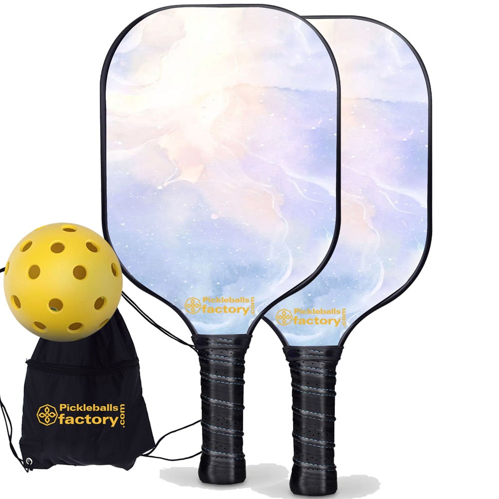Pickleball Starter Set - Glistening Pickleballtournament Paddle, Best Beginner Pickleball Sets, Glassfiber Graphite