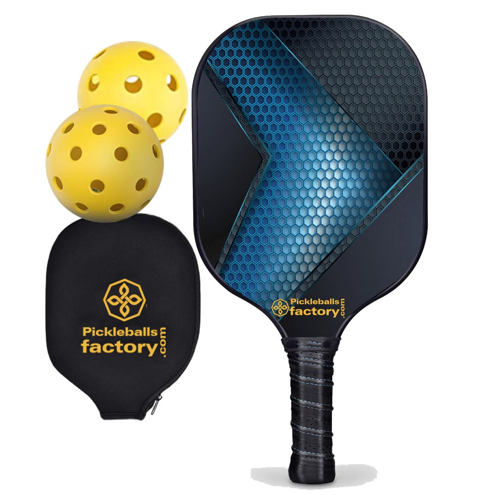 Usapa Pickleball Paddles - Hexagon Grids Best Pickleball Paddles 2021 for Beginners Pickle Tennis - Pickleball Glove, Glassfiber Graphite