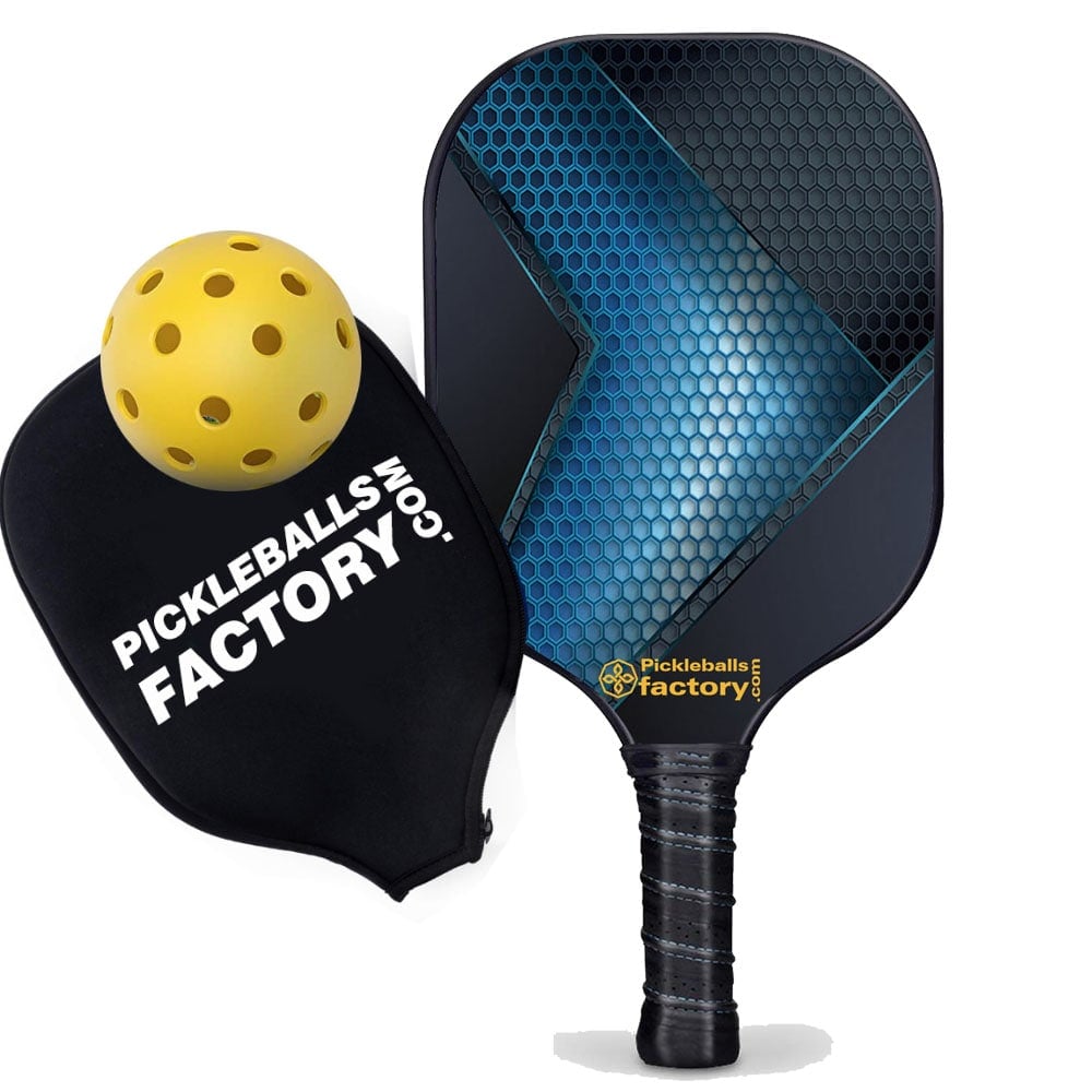 Usapa Pickleball Paddles - Hexagon Grids Best Pickleball Paddles 2021 for Beginners Pickle Tennis - Pickleball Glove, Carbonfiber Graphite