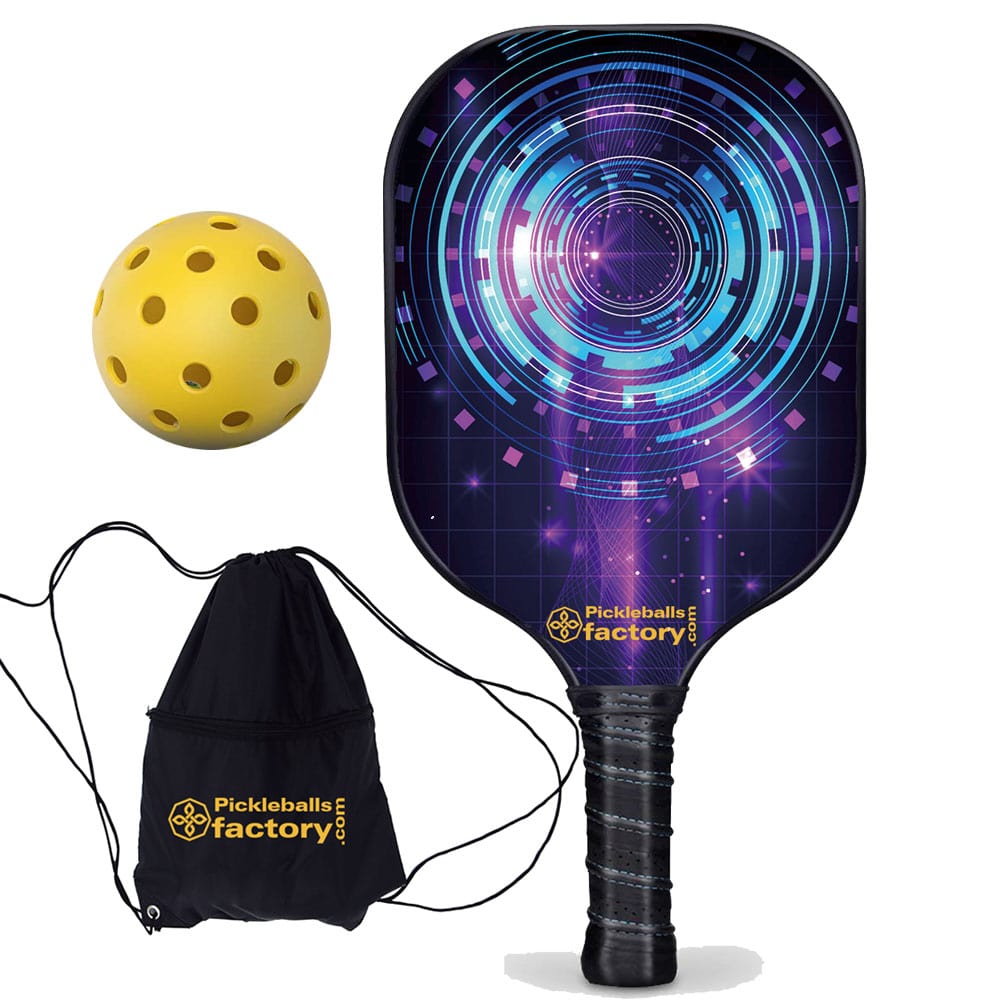 Pro Pickleball Paddle - Circles Beginner Pickleball Near Me - Best Lightweight Pickleball Paddle, Carbonfiber Graphite
