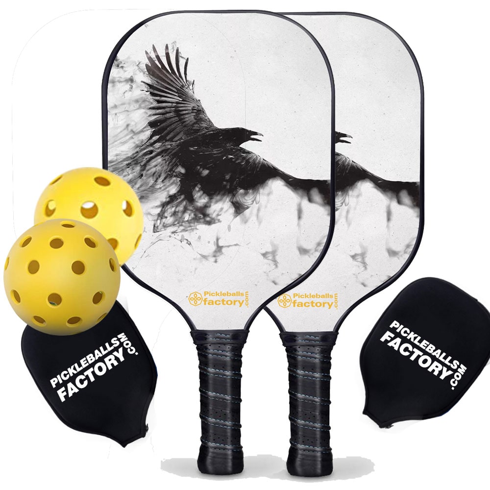 Near Me Pickleball Set - Mirs Personalized Pickleball Paddle, Glassfiber Graphite