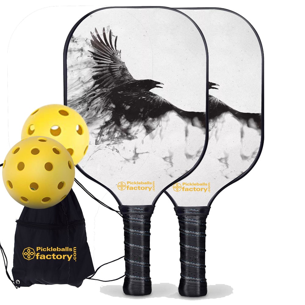 Near Me Pickleball Set - Mirs Personalized Pickleball Paddle, Carbonfiber Graphite