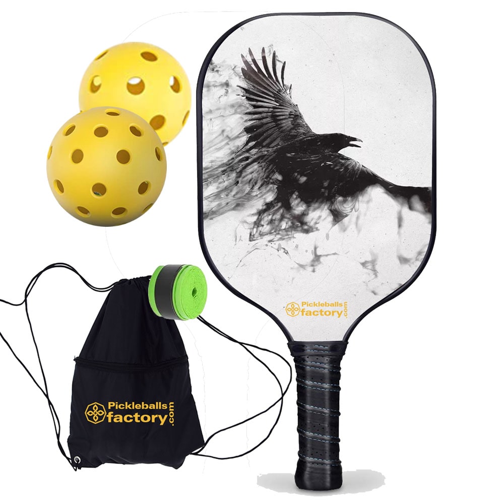 PB0005-12-G Custom Pickleball Paddle - Mirs Personalized Pickleball Paddle - Quiet Pickleball Paddles, Glassfiber Graphite