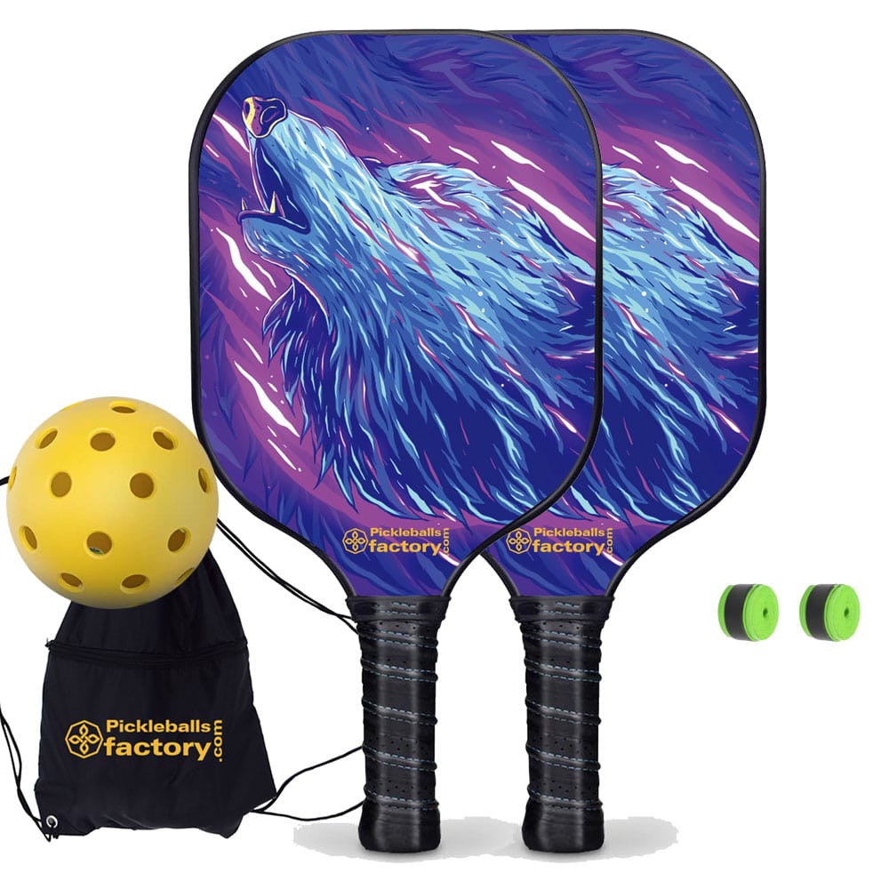 Pickleball Paddle Set, Carbonfiber Graphite