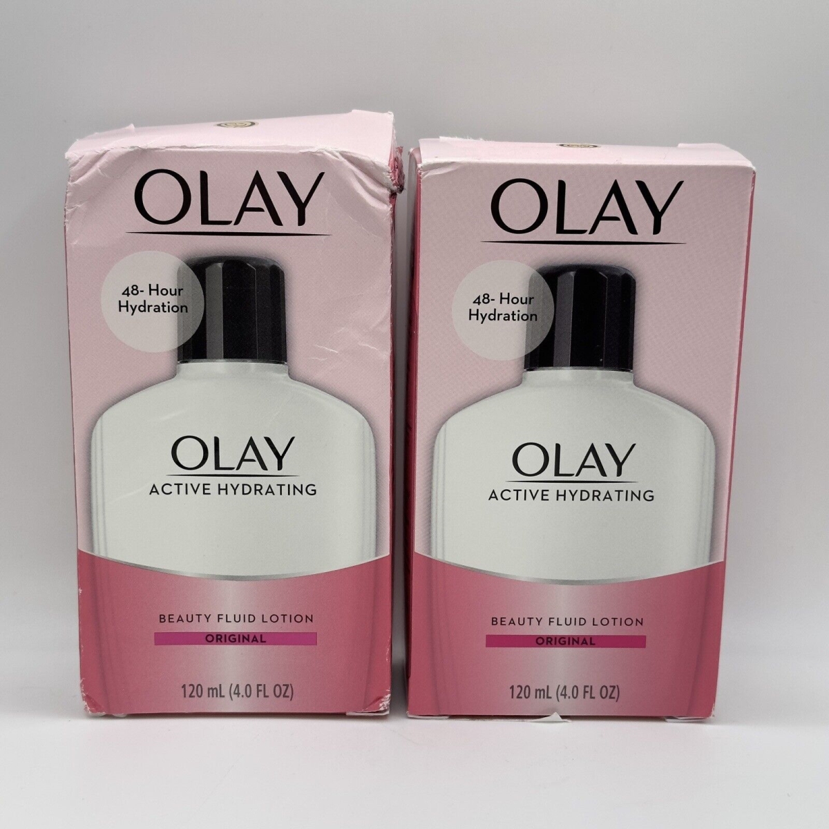 Product8 4 fl oz Active Hydrating Beauty Fluid Lotion - Pack of 2 -  Olay