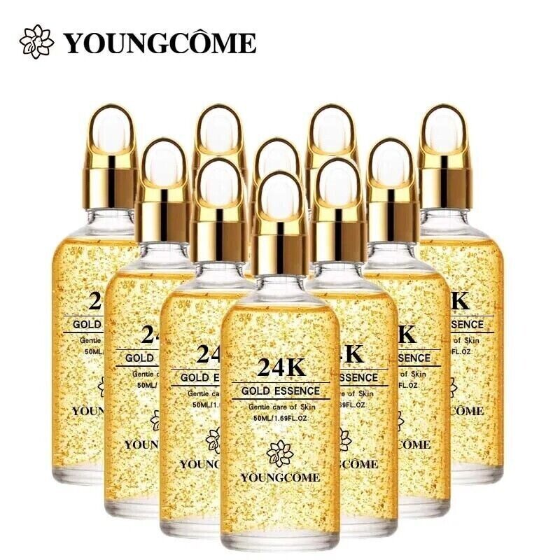 GHAN 24K Gold Hyaluronic Acid Nicotinamide Anti Age Face Serum Collagen for Anti Wrinkle -  Pascal Wholesale