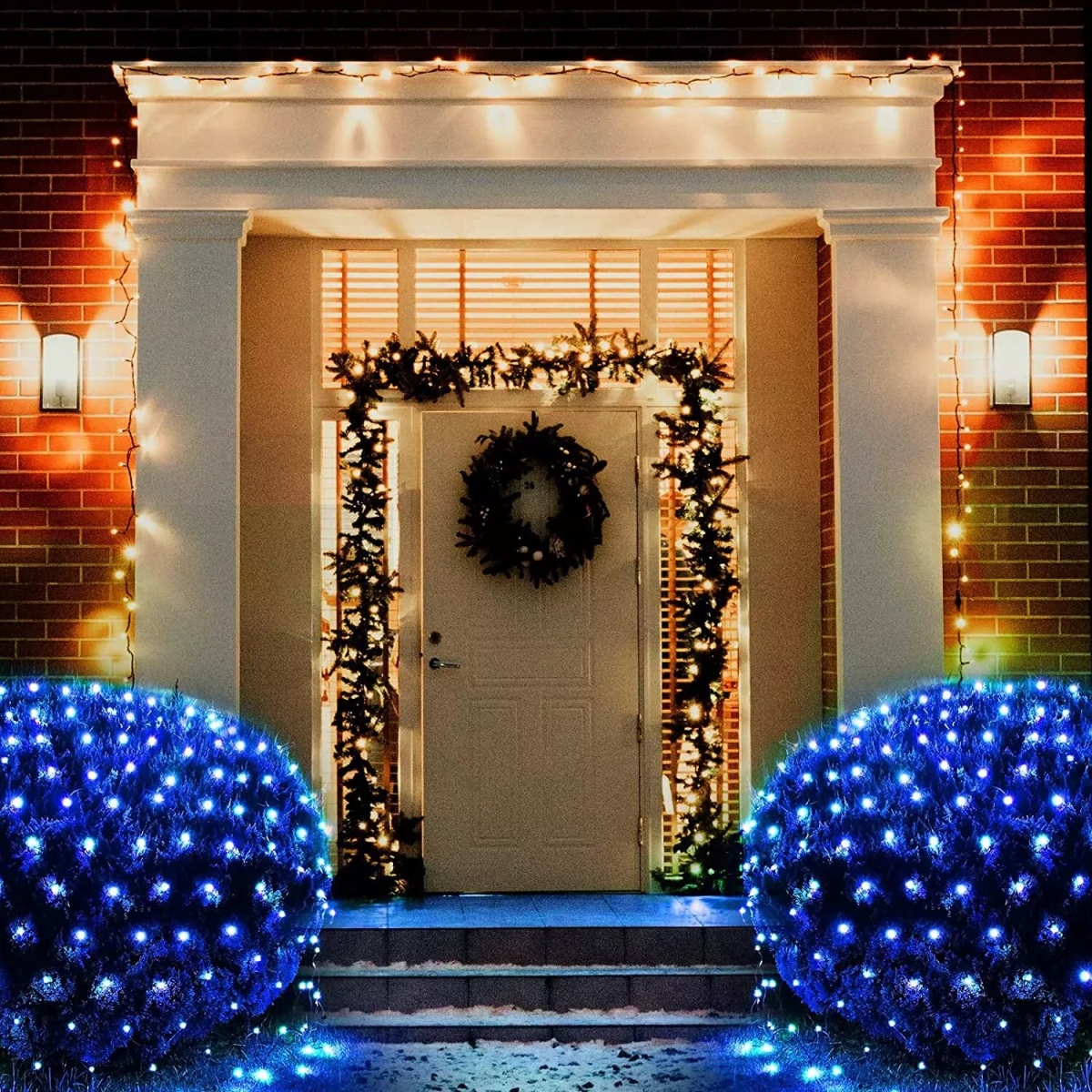 Picture of Pascal Wholesale LNMF2 LED Net Mesh Christmas Party Wedding Decor Lights Fairy String Curtain Lamp