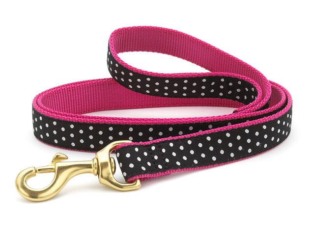 Up Country WDOSBLL 6 ft. Small Breed Black & White Dot Lead for Pet
