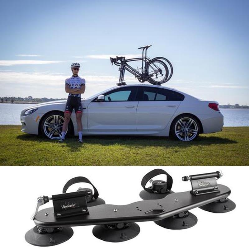 Mini Bomber 2 Bike Fork Mount Rack with 2 Rear Wheel Straps