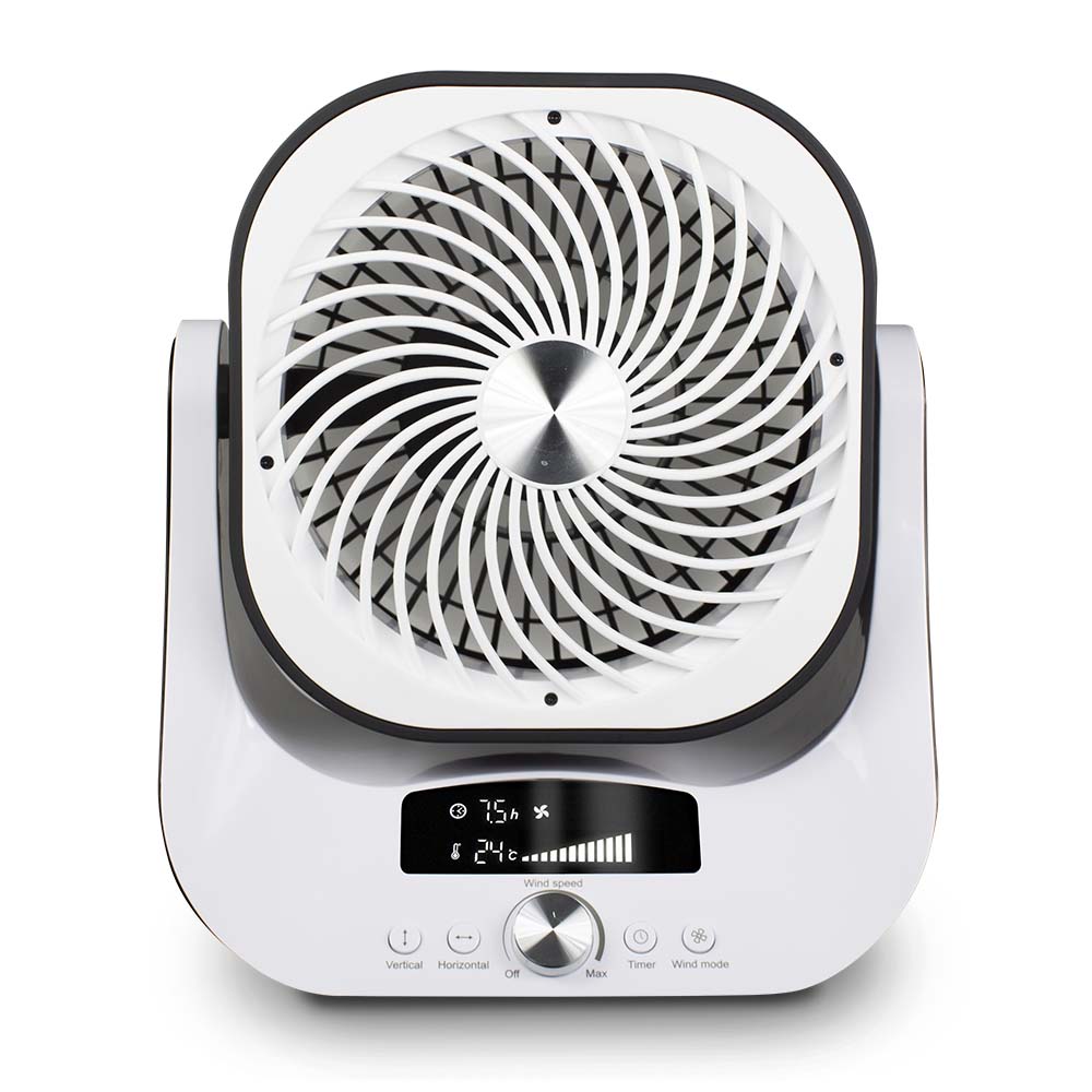 9 in. Tabletop Digital Display Air Circulator with Remote Control