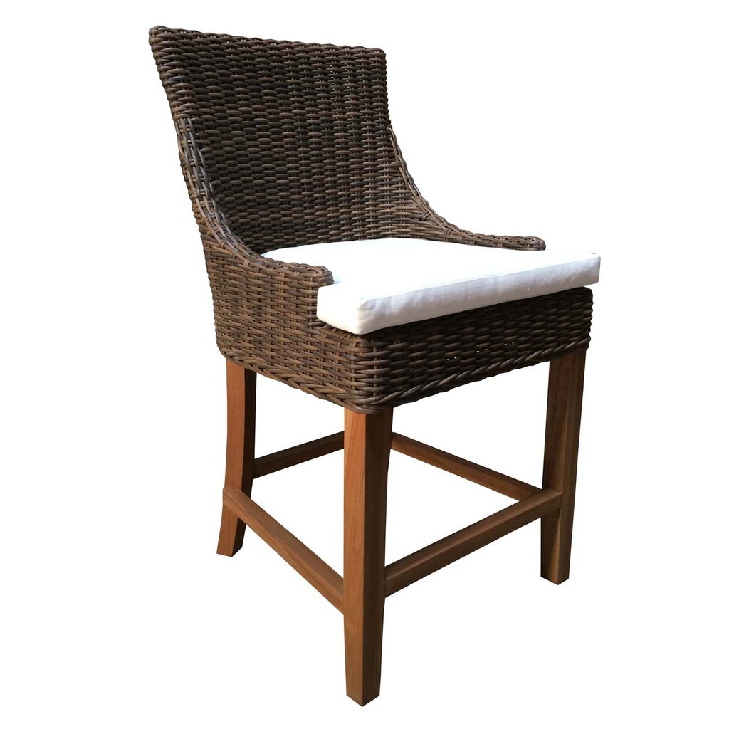 Outdoor Alfresco Counter Stool, Outdoor Kubu