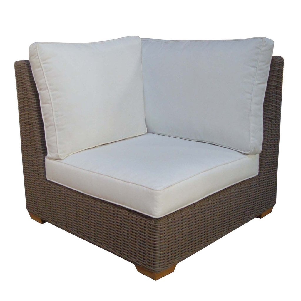 34 x 37 x 37 in. Nautilus Outdoor Corner - Kubu Grey