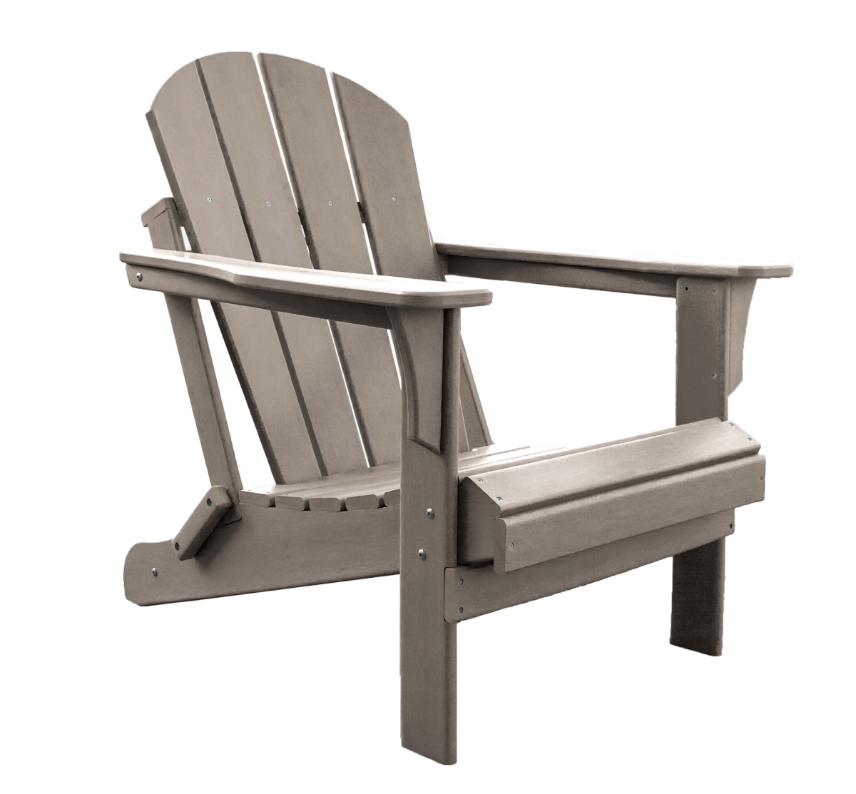 Picture of Panama Jack PJO-4001-TAUPE 36 x 32 x 30 in. Polyresin Folding Adirondack Chair&#44; Taupe