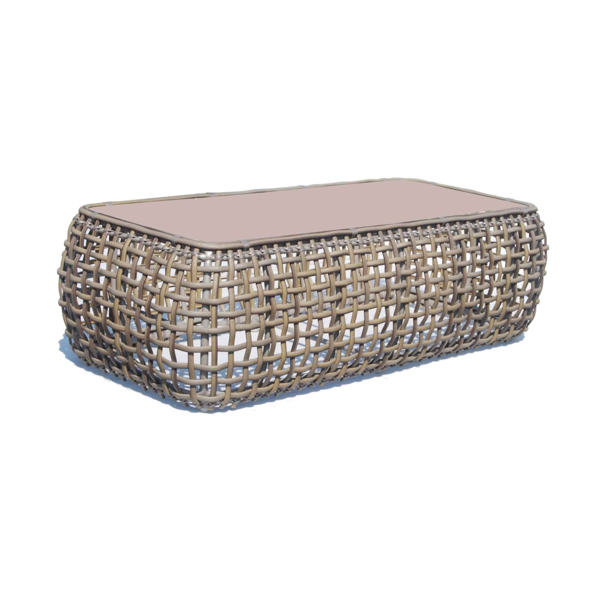 Picture of Skyline Design 22384-KMNP-GL Dynasty Coffee Table with Glass - 19 x 59 x 28 in.
