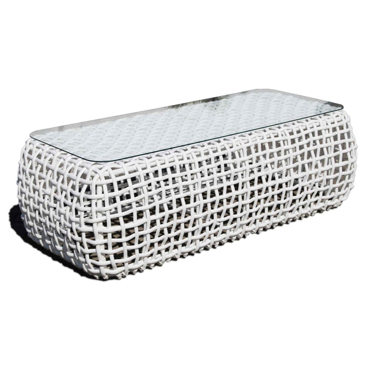 Picture of Skyline Design 22384-WMNP-GL 19 x 59 x 28 in. Dynasty Coffee Table with Glass