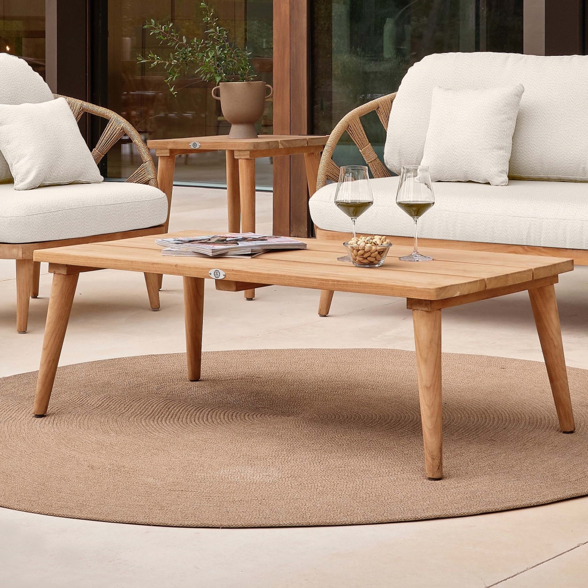 Picture of Skyline Design 24104-TEAK-KR 16 x 47 x 23.5 in. Krabi Coffee Table