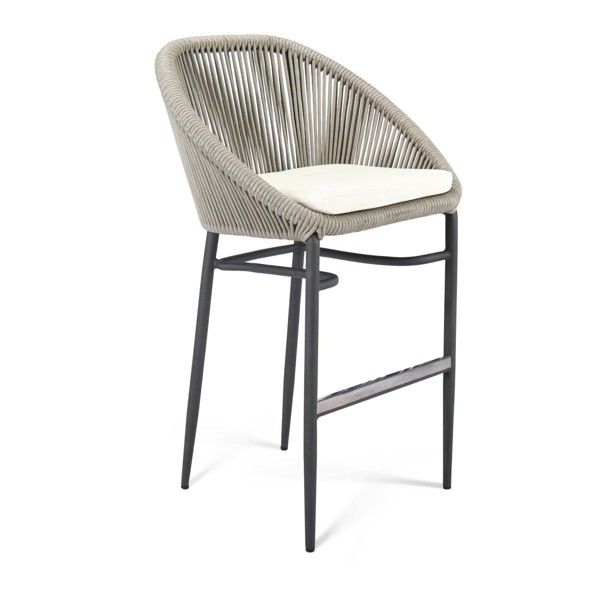 Picture of Skyline Design 24179-BPR-CUSH-SU-735 Rodona Barstools with Sunbrella Cushion&#44; Blue