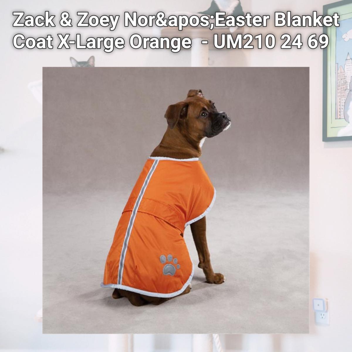 Picture of Zack &amp; Zoey Nor&apos;Easter Blanket Coat X-Large Orange  - UM210 24 69