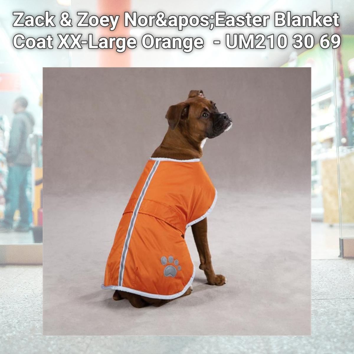 Picture of Zack &amp; Zoey Nor&apos;Easter Blanket Coat XX-Large Orange  - UM210 30 69