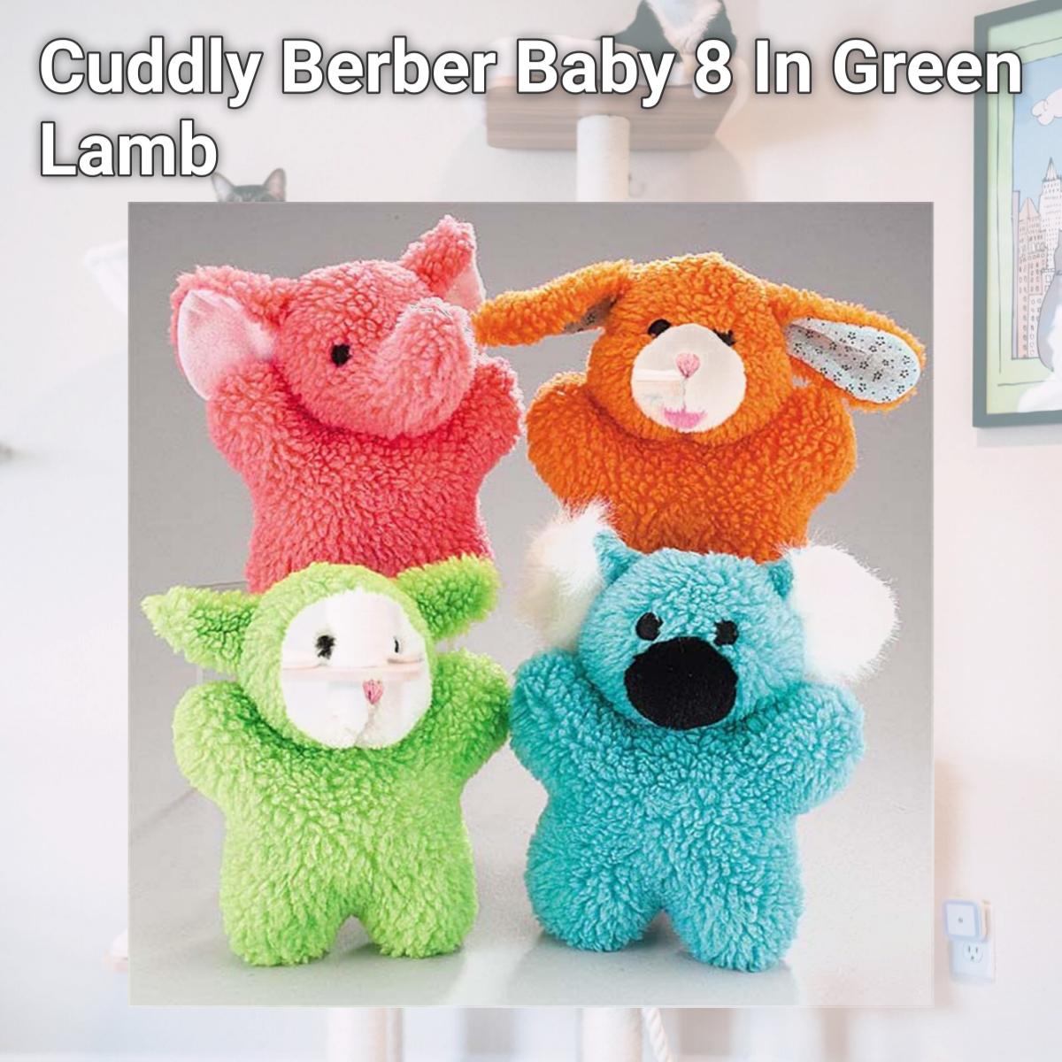 Picture of Zanies ZW292 14 Cuddly Berber Baby 8 In Green Lamb
