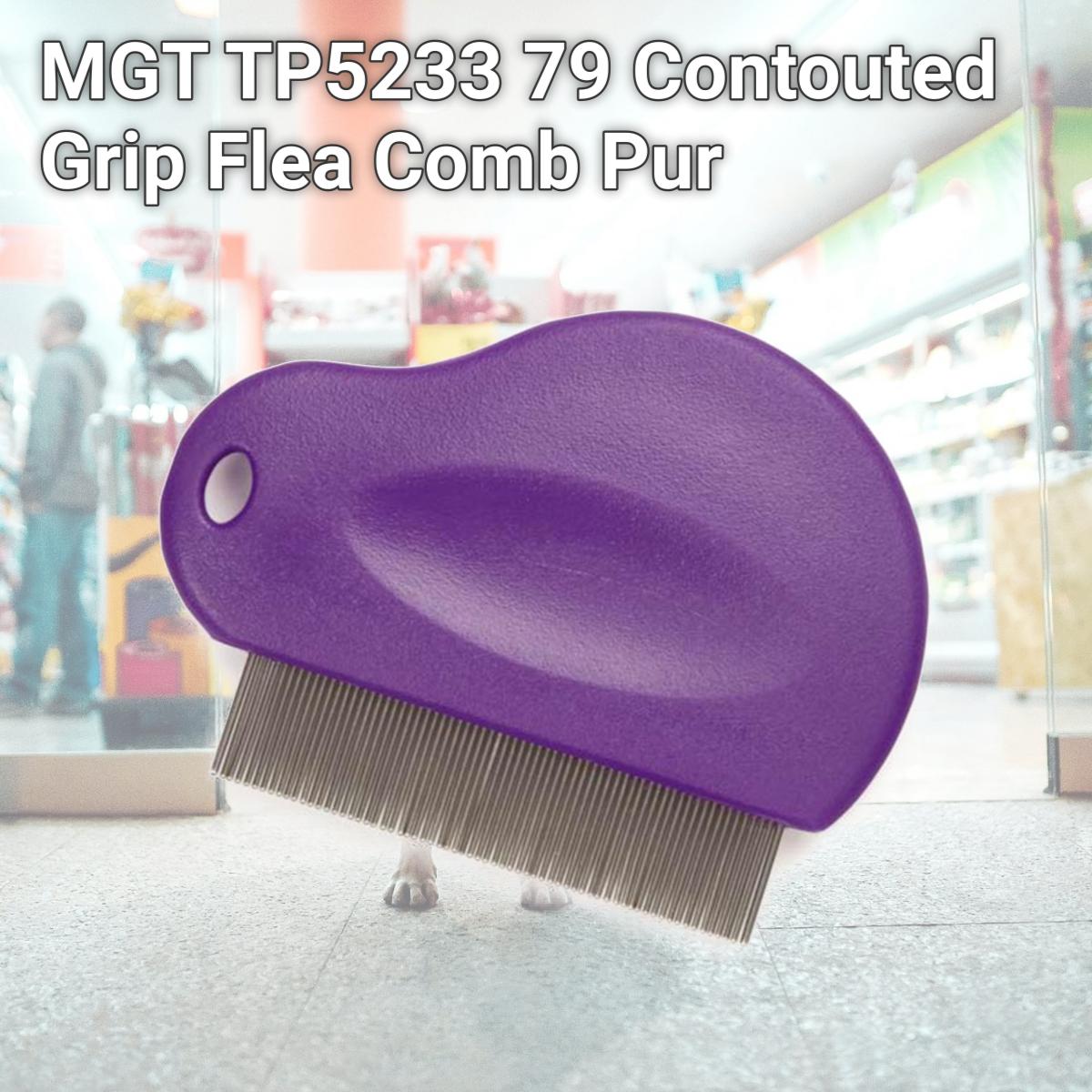 Picture of MGT TP5233 79 Contouted Grip Flea Comb Pur