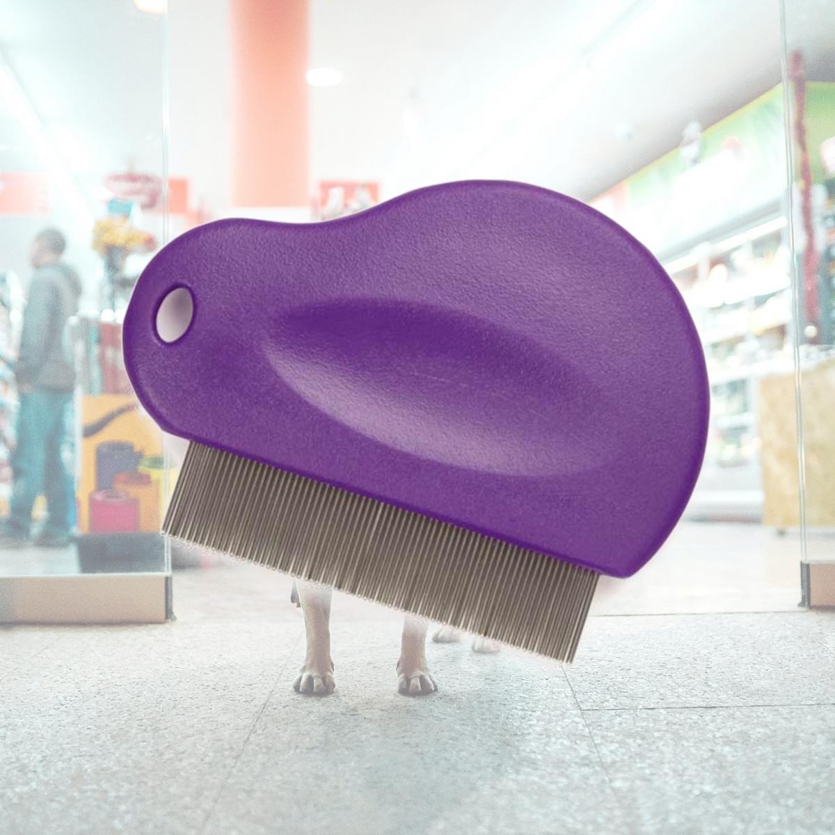 Picture of MGT TP5233 79 Contouted Grip Flea Comb Pur
